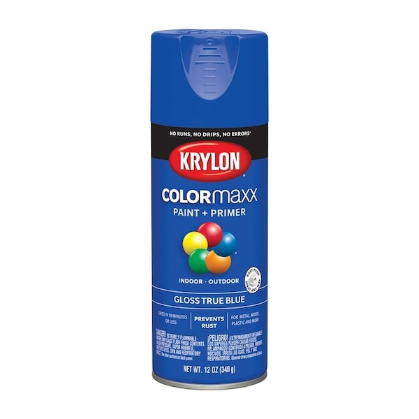Krylon 5543 Colormaxx 12 Oz Tr Ue Blue Gloss K05543007 Zoro